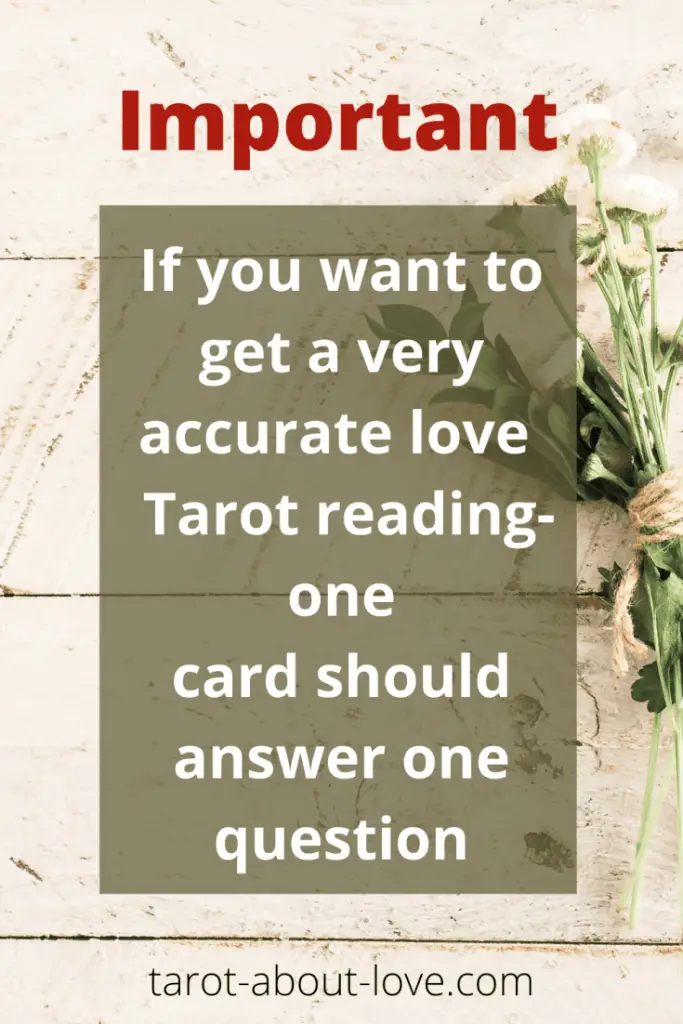Accurate love Tarot reading