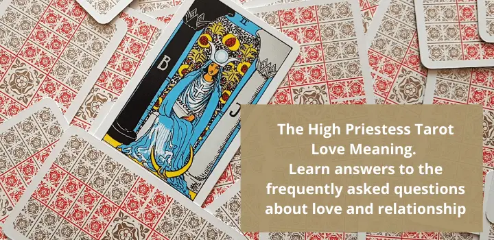 Learn High Priestess Love Meaning