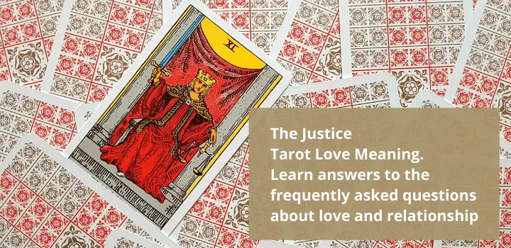 Justice love tarot meaning