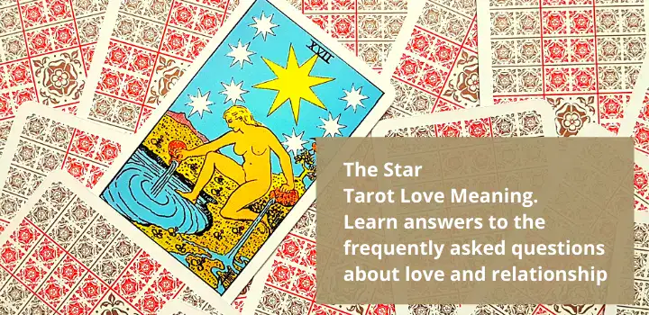 Star Tarot Love meaning of present and ex partner