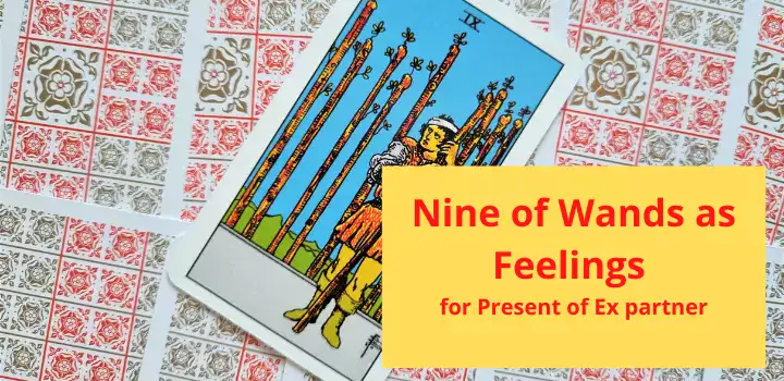 Tarot Nine of Wands as Feelings