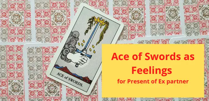 Tarot Ace of Swords as Feelings