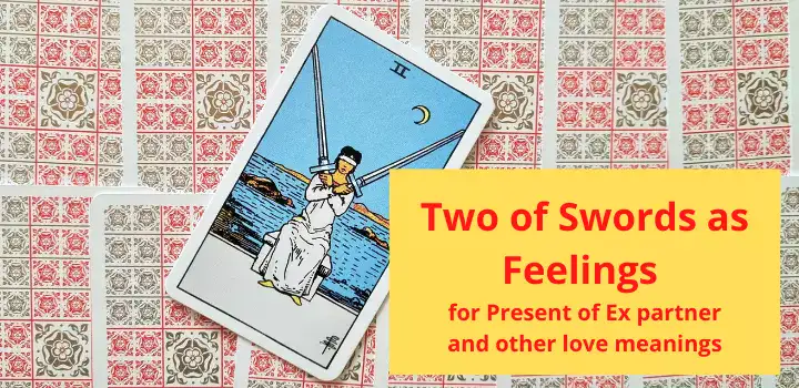 Tarot Two of Swords as Feelings