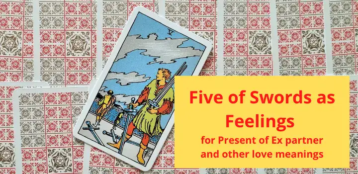 Tarot Five of Swords as Feelings