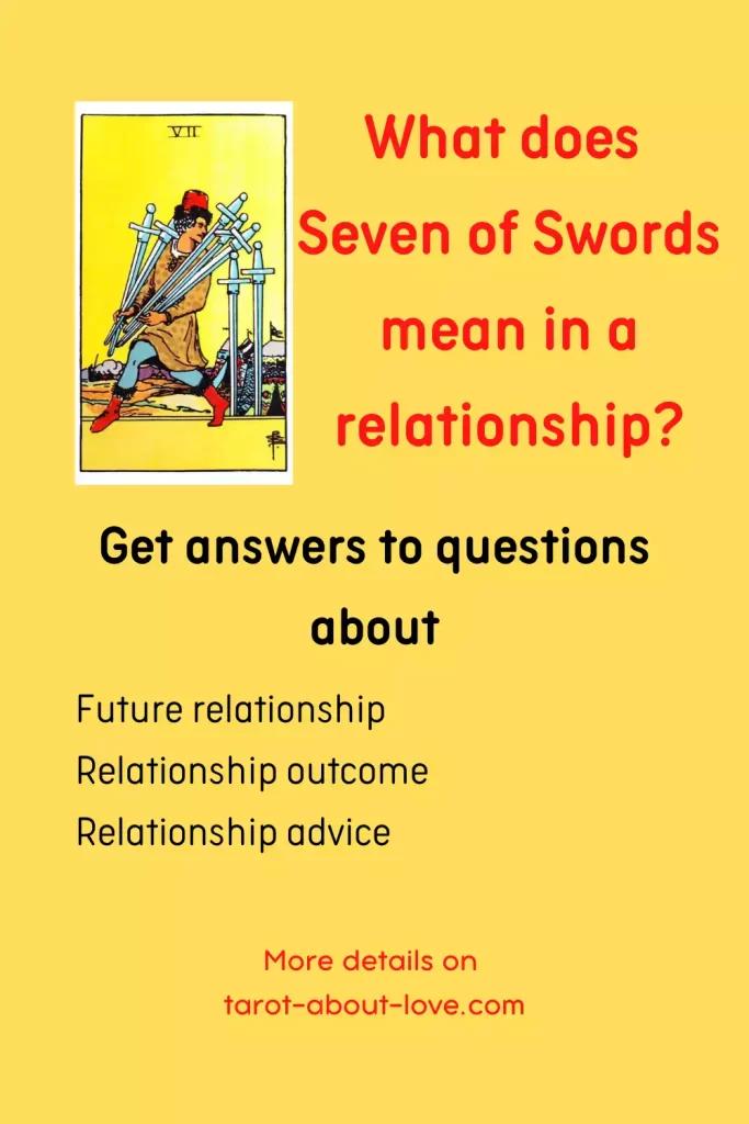 Seven of Swords relationship meaning